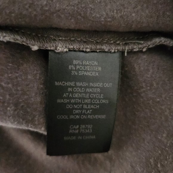 Nolan Miller NY Women’s Zip Front Stand Collar Front Pockets Jacket Olive Grn XL - Picture 11 of 14